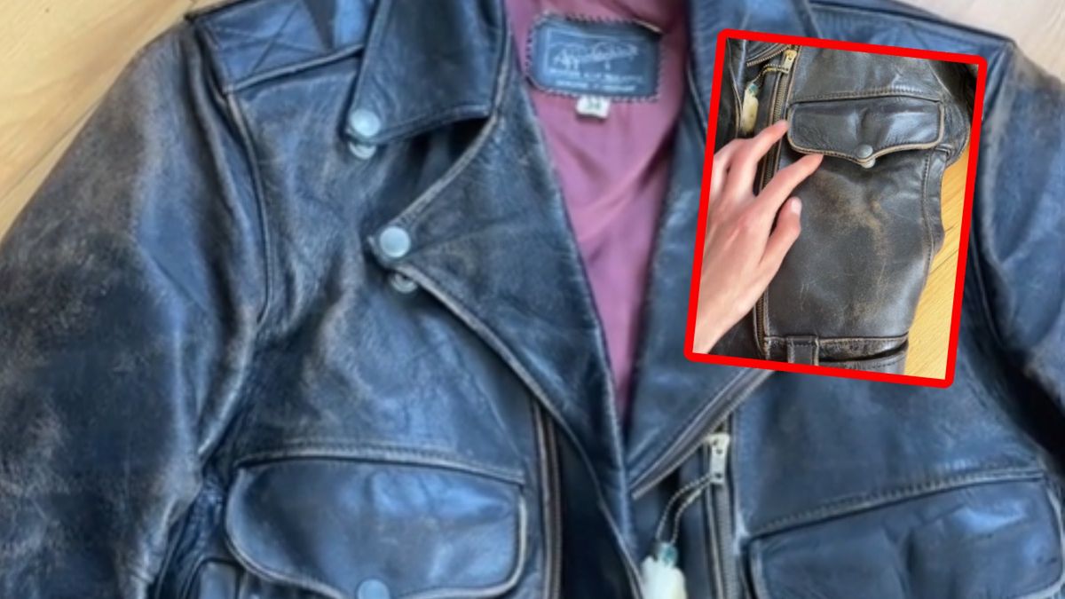 Kurtka kupiona w lumpeksie