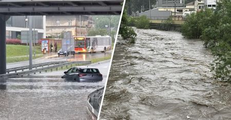 Armagedon w Bielsku-Białej. Na ulicach nawet metr wody