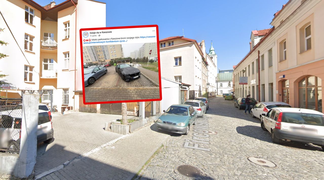 Tak zaparkował mercedesa. Kuriozalne, jak się tłumaczył. Aż zawrzało