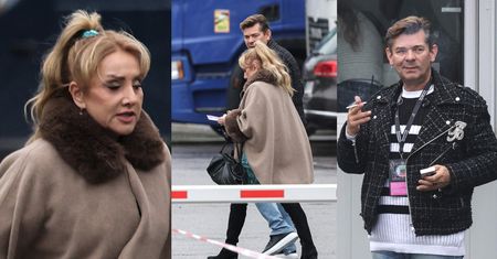 TYLKO NA PUDELKU: Danuta Martyniuk zajechała na próbę Zenka, ale jej NIE WPUŚCILI. Rycerz z kopcącym mieczem uratował sytuację (ZDJĘCIA)
