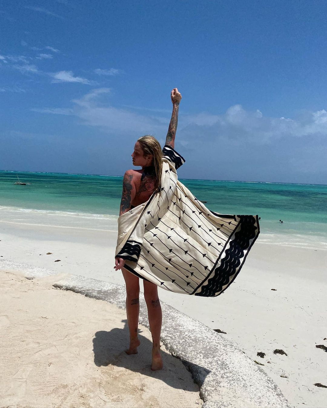 Karolina Gilon na Zanzibarze