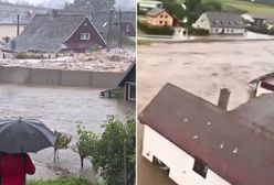 Czechy pod wodą. Dramatyczny widok na nagraniach