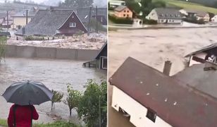 Czechy pod wodą. Dramatyczny widok na nagraniach