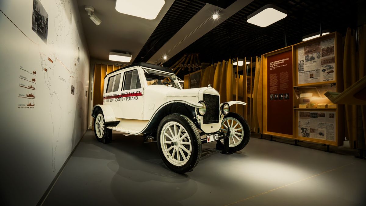 Repika Forda T-CWS w Muzeum i Centrum Ruchu Harcerskiego.