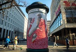 Udekorowani na Święto Niepodległości. Kokardy narodowe rozdają… słupy