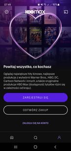 Aplikacja HBO Max na Androida