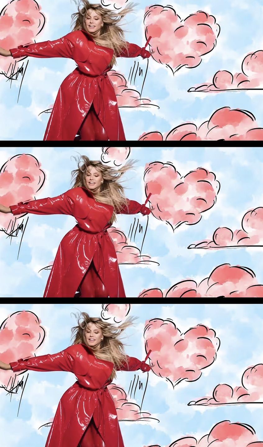 Heidi Klum w teledysku 