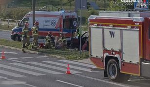 Śląsk. O włos od tragedii. 72-latka potrąciła rowerzystkę