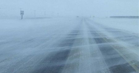 Zawieje i zamiecie śnieżne nad Lubelszczyzną