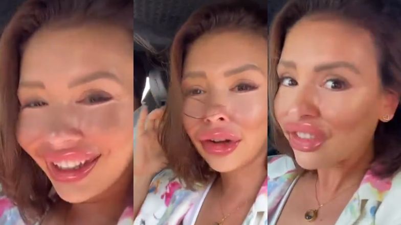 "Zabawna" Klaudia Halejcio straszy partnera monstrualnymi ustami