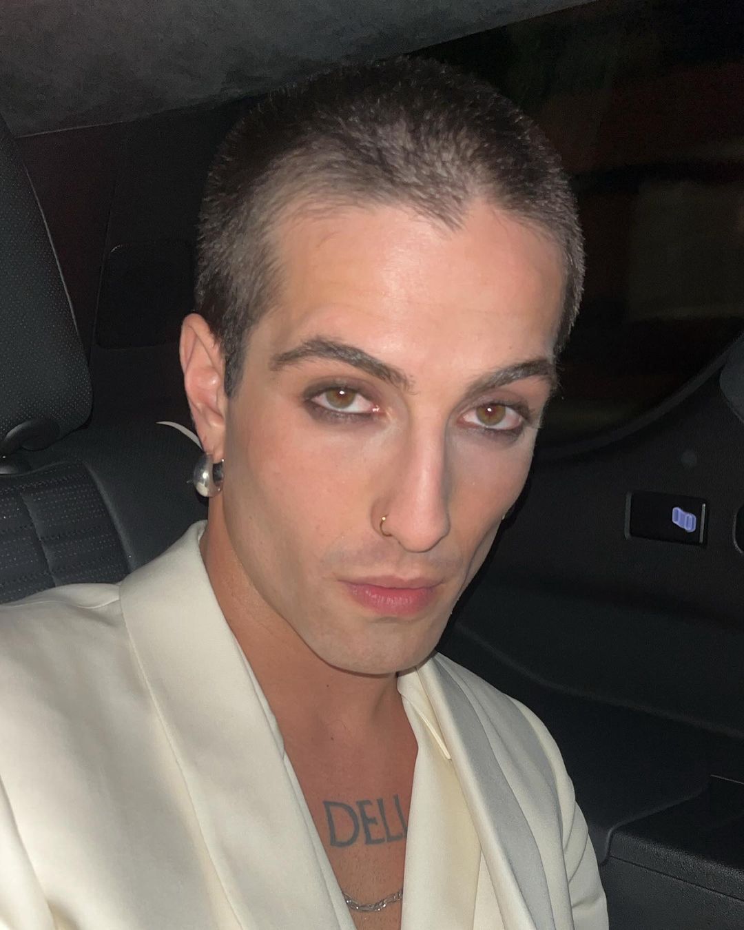 Nagi Damiano David z Maneskin świętuje zakończenie trasy