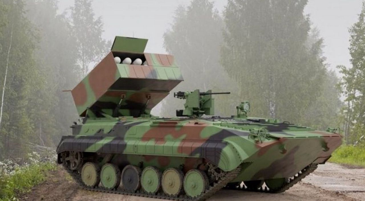 Jedna ze starszych wizualizacji niszczyciela czołgów. W tym wariancie Ottokar Brzoza ma podwozie BWP-1