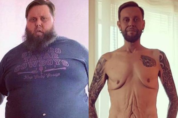 Mateusz Borkowski z "Gogglebox" pozuje BEZ UBRAŃ po zrzuceniu 140 kilogramów: "Love Haters" (FOTO) 
