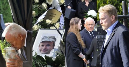 Pogrzeb Leszka Millera juniora. Przemawiał ojciec: "Nie potrafił poprosić o pomoc, a my nie potrafiliśmy mu jej udzielić" (ZDJĘCIA)