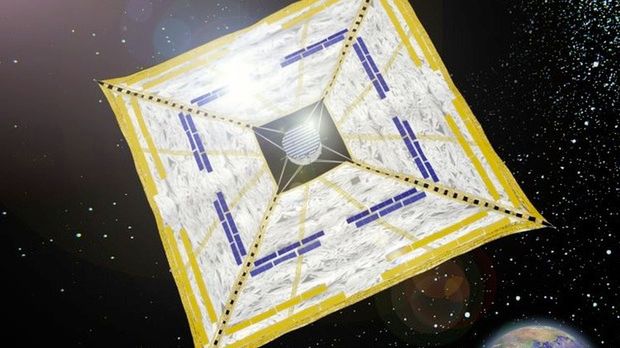 Japoński latawiec... w kosmosie 1