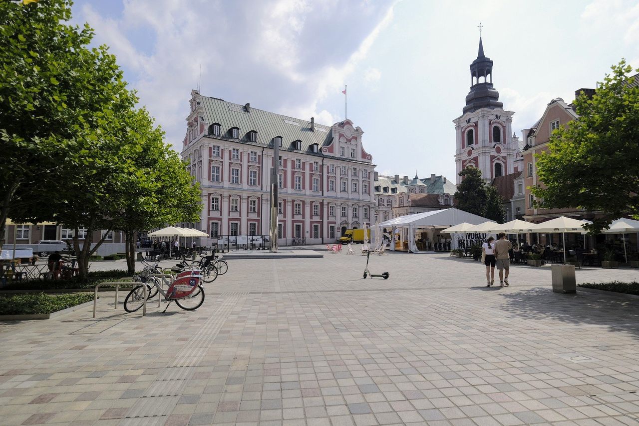 Oaza cienia? Jacek Jaśkowiak chwali plac Kolegiacki w Poznaniu. Co sądzą poznaniacy?