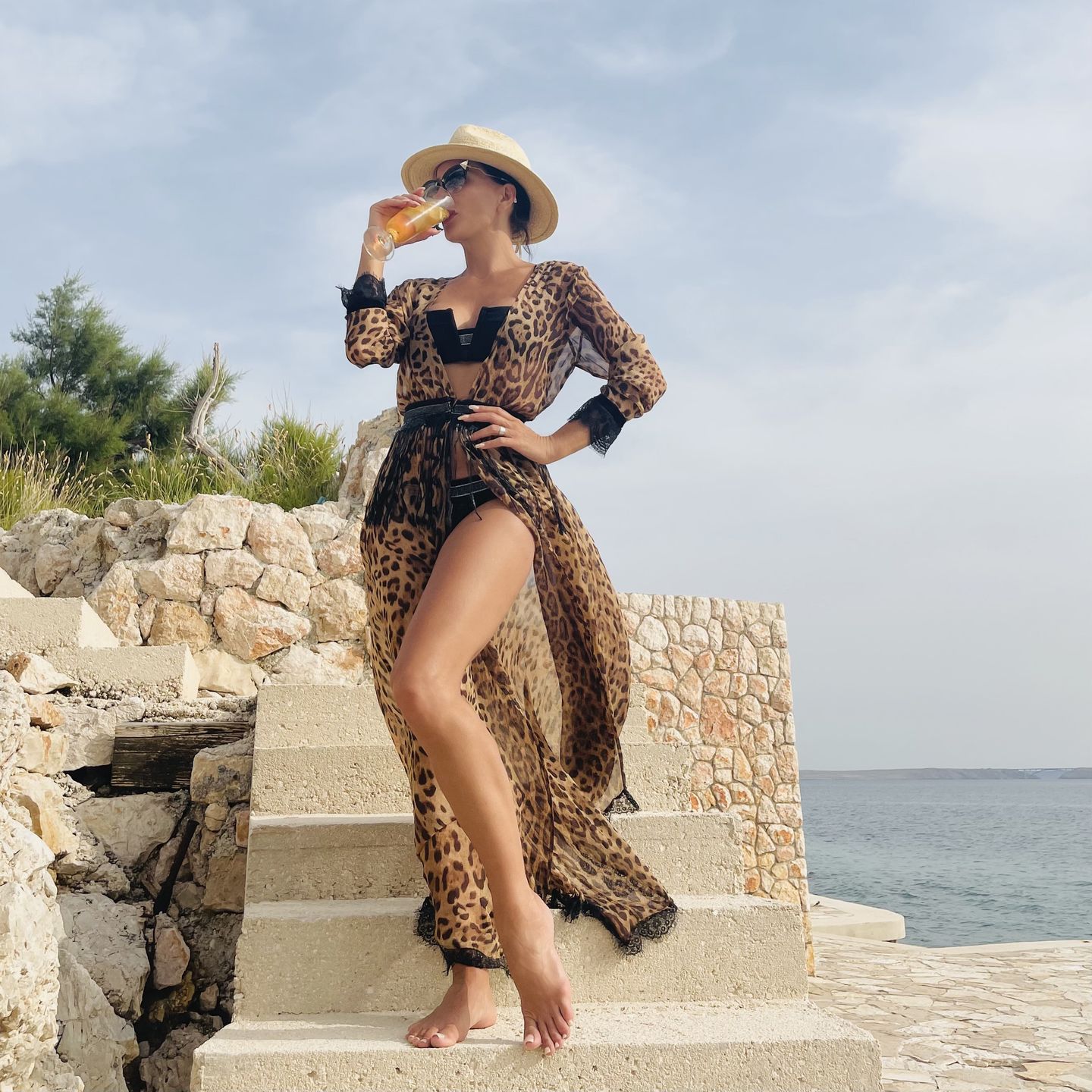 Justyna Steczkowska na wakacjach