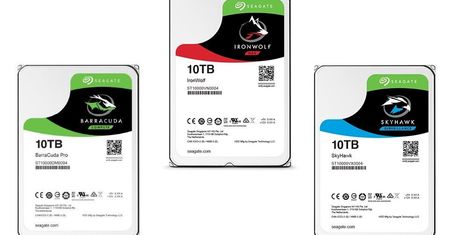 Dyski Seagate BarraCuda Pro, IronWolf i SeaHawk o pojemności 10 TB