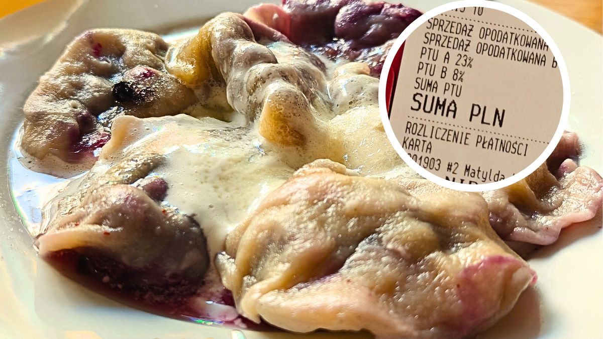 Test pierogów z jagodami z baru mlecznego "Bambino"