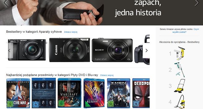 Amazon z polską wersją językową sonduje nasz rynek. „To nie jest polska premiera platformy”