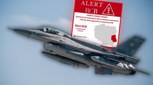 Alarm lotniczy nad Ukrainą. Rzecznik RCB o przerwanej wysyłce SMS-ów