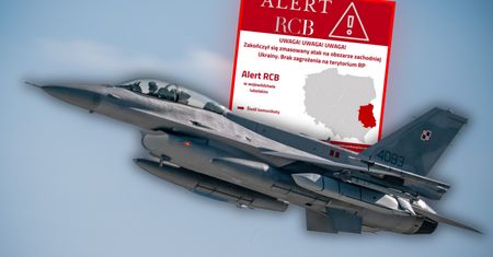 Alarm lotniczy nad Ukrainą. Rzecznik RCB o przerwanej wysyłce SMS-ów