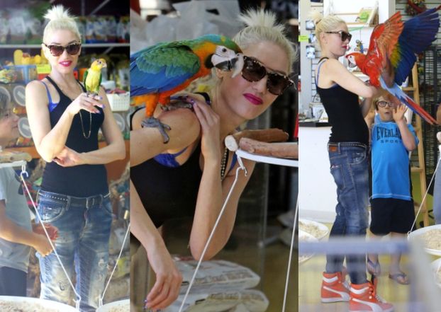 Gwen Stefani z synami w sklepie zoologicznym (ZDJĘCIA)