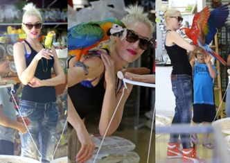 Gwen Stefani z synami w sklepie zoologicznym (ZDJĘCIA)