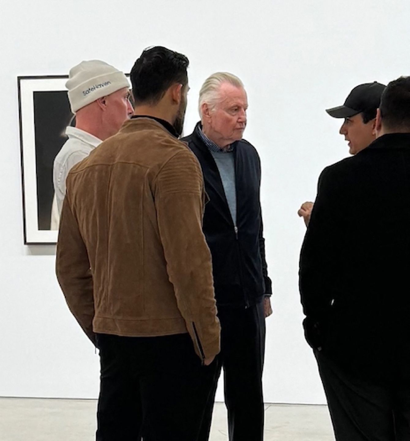 Brad Pitt spotkał krewnych Angeliny Jolie na wystawie