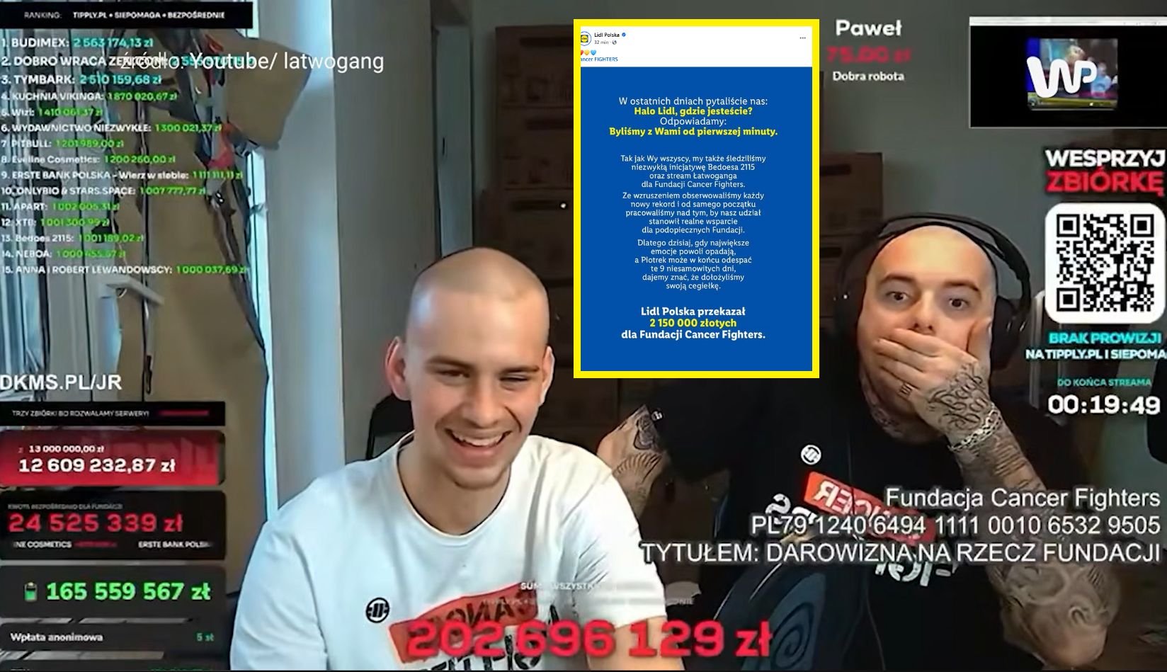 Lidl też zrobił przelew. Internauci: "Może zgoda z Biedronką na 300 mln zł"