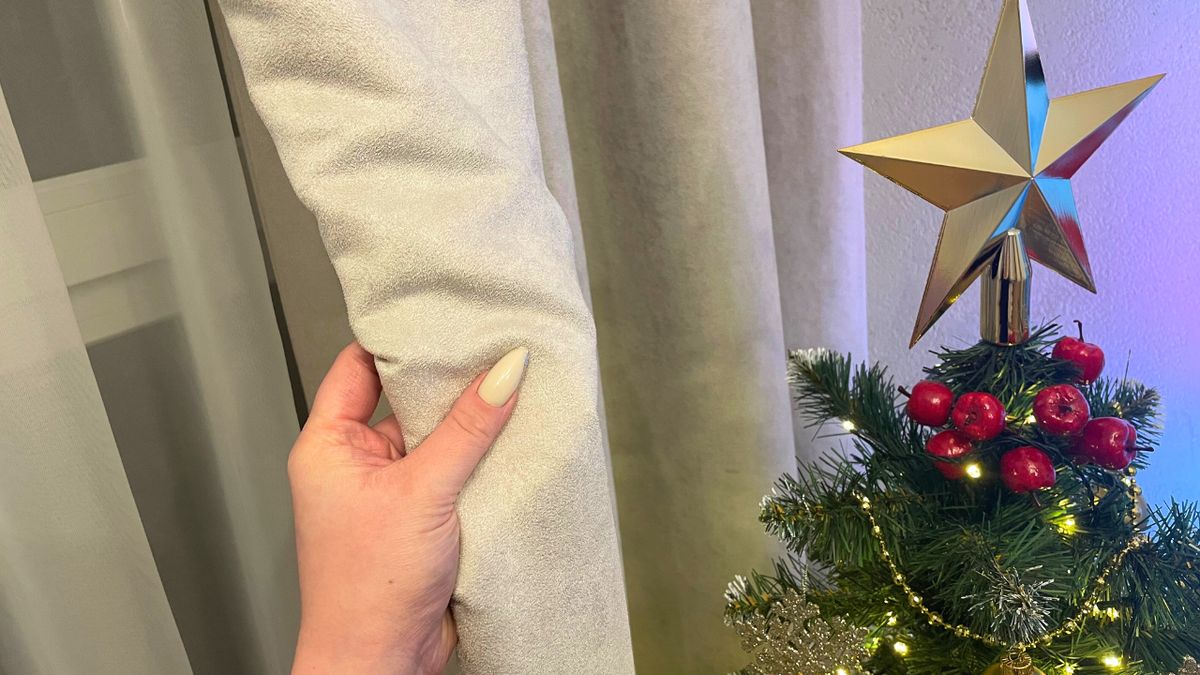 Firanki przy choince