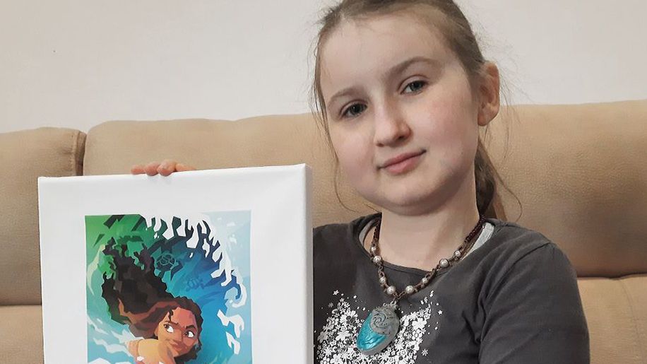 Natalia Przedborska z dedykacją od Disneya
