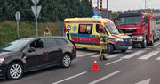 Nieustąpienie pierwszeństwa w Przemyślu. Poszkodowany rowerzysta trafił do szpitala