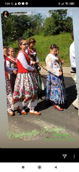 Edyta Górniak na procesji z okazji Bożego Ciała