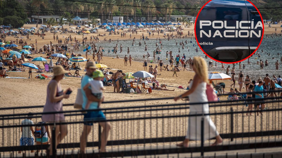 Heat wave in Tenerife
TENERIFE, CANARY ISLANDS, SPAIN - AUGUST 10: Overview of Las Teresitas beach in Santa Cruz de Tenerife during the extreme heat wave declared for the weekend in Tenerife, Canary Islands, Spain on August 10, 2025. The suspended dust from the African desert adds to the 43şC heat wave affecting the Canary Islands. (Photo by Andres Gutierrez/Anadolu via Getty Images)
Anadolu
hot weather, las teresitas beach