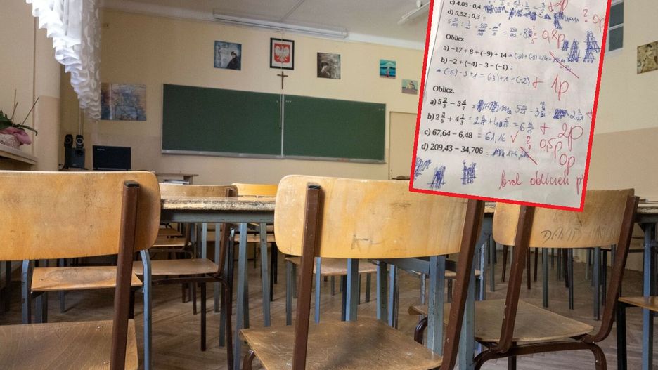 Nauczyciel się pomylił. Rodzic opublikował pracę i wytknął mu błąd