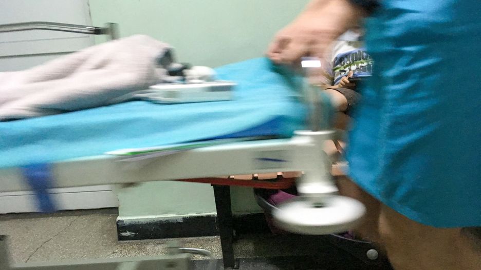 reporter9_baza
26.07.2019 Lodz. Szpital dzieciecy przy ul. Spornej. Centralny Szpital Kliniczny Uniwersytetu Medycznego N/z dziecko wiezione na lozku po operacji. Fot. Piotr Kamionka/REPORTER
Piotr Kamionka/REPORTER