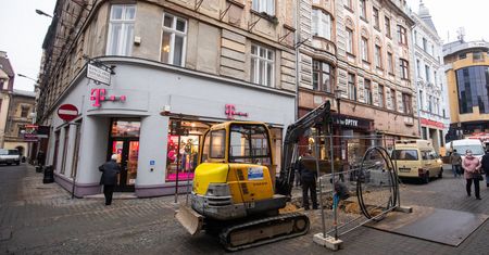 Bielsko-Biała. Bliski koniec utrudnień w centrum miasta