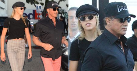72-letni Sylvester Stallone pręży klatę na świątecznych zakupach z córką