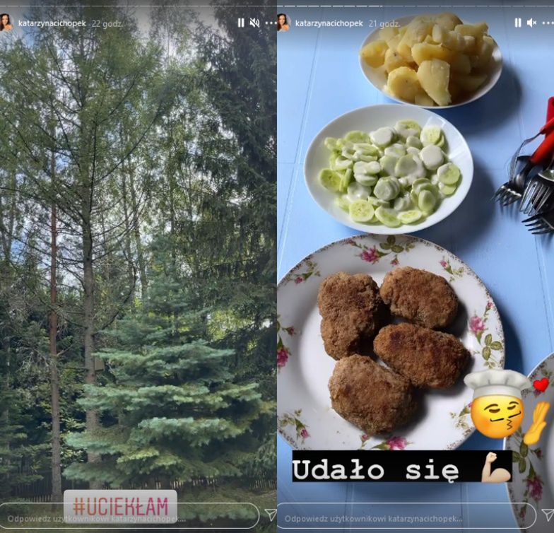 Katarzyna Cichopek na urlopie na Mazurach
