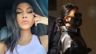 Kourtney Kardashian chroni się przed koronawirusem na lotnisku w Paryżu (FOTO)