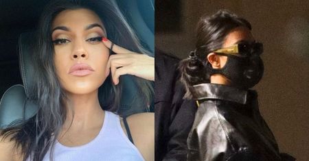 Kourtney Kardashian chroni się przed koronawirusem na lotnisku w Paryżu (FOTO)