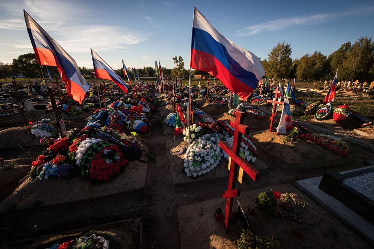 Cemeteries in Russia are growing at an alarming rate