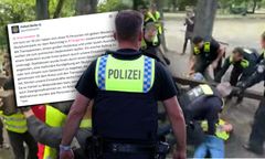 Policja zabiera głos ws. awantury w Berlinie. "Pojawił się opór"