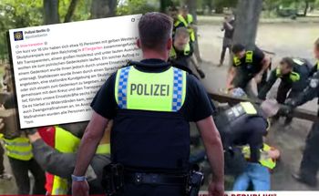 Policja zabiera głos ws. awantury w Berlinie. "Pojawił się opór"