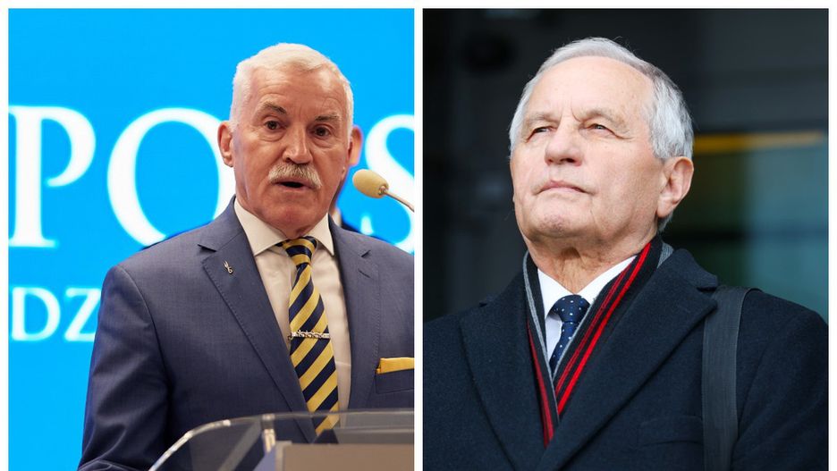 Generałowie Mieczysław Bieniek i Stanisław Koziej 