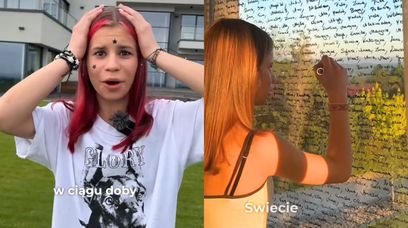 Influencerka pisze po oknach w willi. Fani błagają o więcej