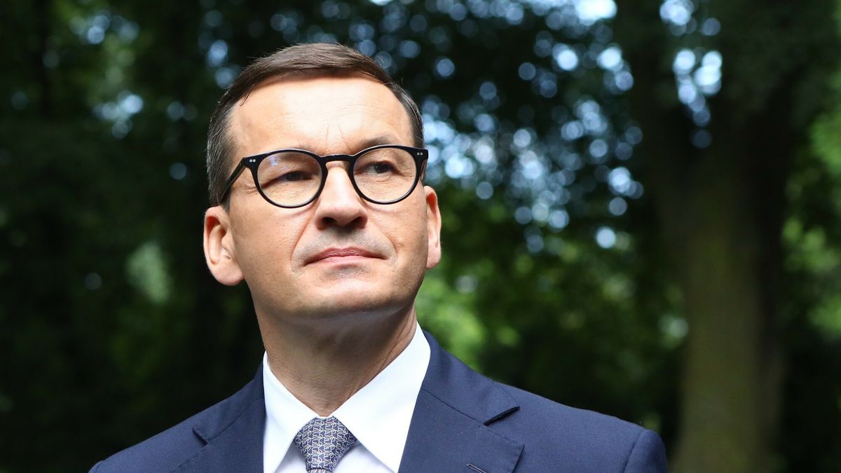 77. rocznica Powstania Warszawskiego01.08.2021 Warszawa 77. rocznica wybuchu Powstania Warszawskiego   Fot Tomasz Jastrzebowski/REPORTERn/z: Mateusz MorawieckiTomasz Jastrzebowski/REPORTER