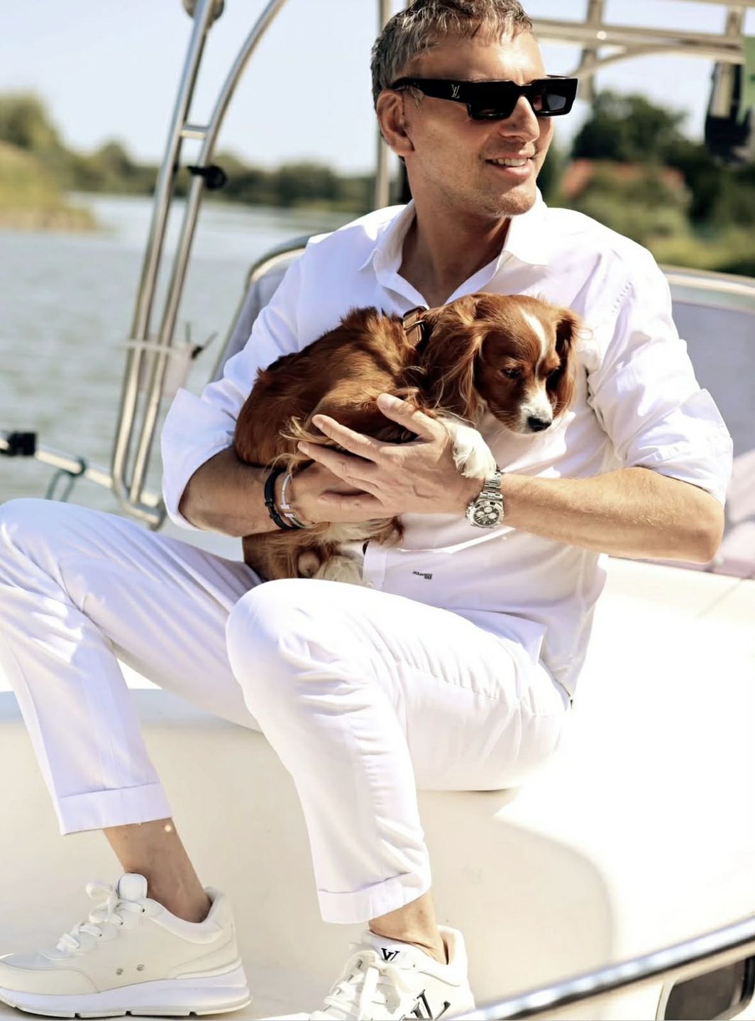 Pies Krzysztofa Gojdzia podróżuje biznes-klasą