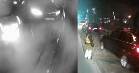 Autobus zablokował prezydencką kolumnę. Jest nagranie